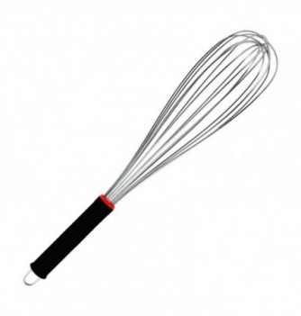 Stainless Steel Whisk with Rubber Handle - 41cm