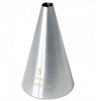 Smooth n°5 - Stainless Steel Piping Nozzle