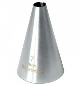 Smooth n°7 - Stainless Steel Piping Nozzle