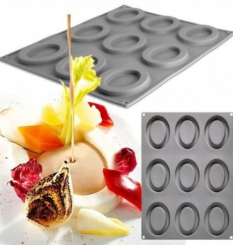 Pavoni Gourmet Silicone Mould - Ovale