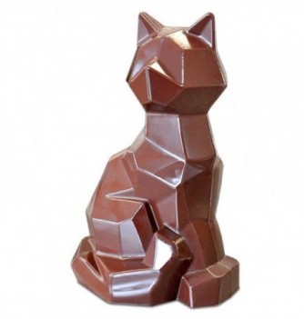 Moule Chocolat Professionnel Chat Origami 1 sujet