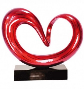 Sculpture Coeur rouge - 15kg
