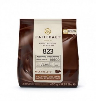 Chocolat de Couverture 400g Callebaut - 823 Lait 33,6% Cacao