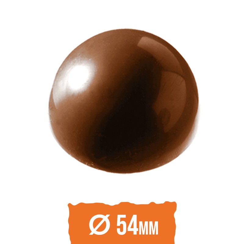 Moule Bonbon Chocolat Demi Sphère diam 54mm