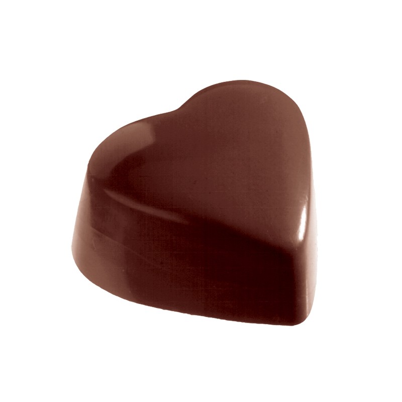 Thick Heart Chocolate Mould