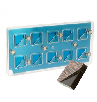 Magnetic Chocolate Mould - Bevelled Square
