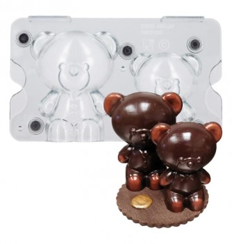 Chocolate Mould - Teddy Bear Duo