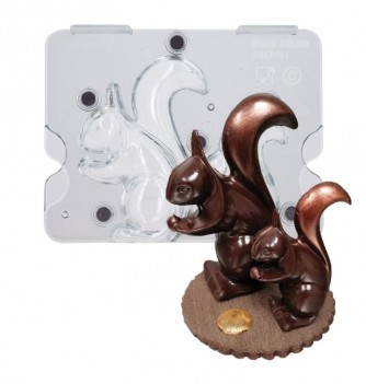 Moule chocolat écureuil aimanté
