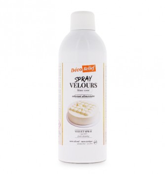 Spray velours Blanc Velly 250 ml - Cook Shop