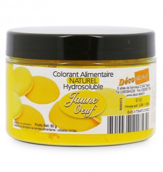 Water Soluble Natural Food Colouring Powder - Egg Yolk Yellow - 50 g