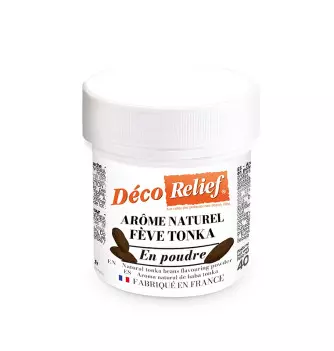 Poudre d'arôme naturel Fève de Tonka - 40g