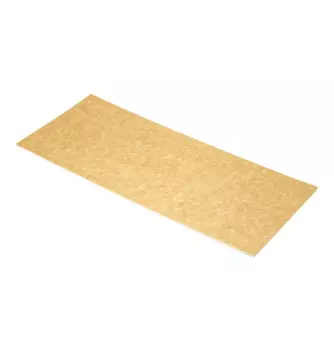 Lot de 25 semelles pour bûche en kraft - 29 x 10,5 cm