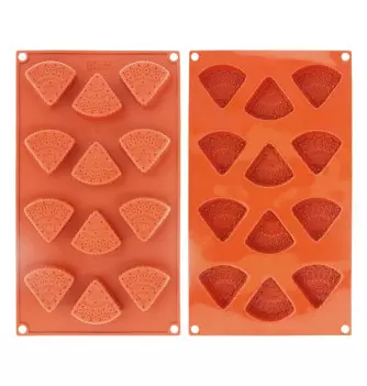 Moule Gâteau Silicone minis parts de gpâteaux Décoflex -...