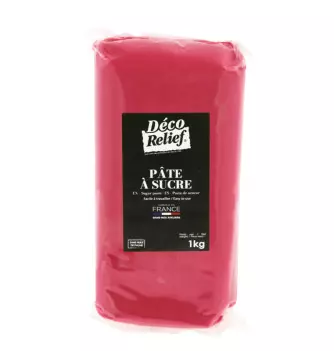 Pâte à Sucre Française Fuchsia - 1 Kg