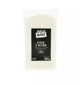 Pâte à Sucre Française Blanche - 500 g