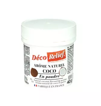 Poudre d'arôme naturel Noix de Coco - 40g