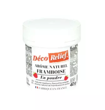 Poudre d'arôme naturel Framboise - 40g