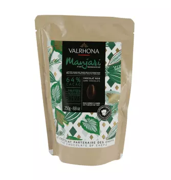 Chocolat de Couverture 250g VALRHONA - Noir Manjari 64%...