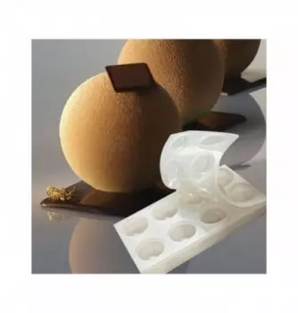 Moule Sphère Silicone pour Entremets 3D 55mm