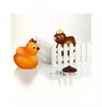 Chocolate Mould - Set of 2 Chicks (110x155mm)