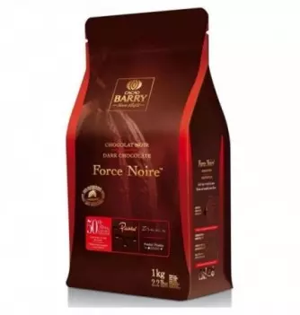 Chocolat de Couverture 1kg Barry - Force Noire 50% Cacao