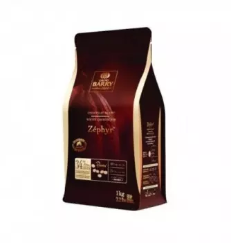 Chocolat de Couverture 1kg Barry - Blanc Zephyr