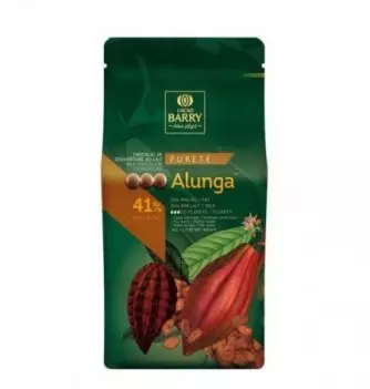 Chocolat de Couverture 1kg Barry - Lait Alunga 41% Cacao