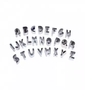 Small Alphabet Letters Cutters x26