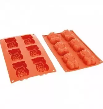 Silicone Mould - Lions Decoflex (6pcs)