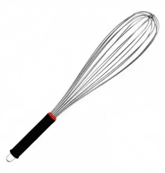 Stainless Steel Whisk with Rubber Handle - 46cm