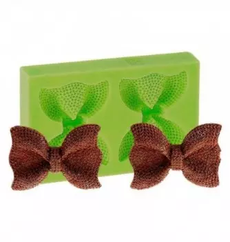 Silicone Mould - Fancy Bow Ties (5x3.5cm)