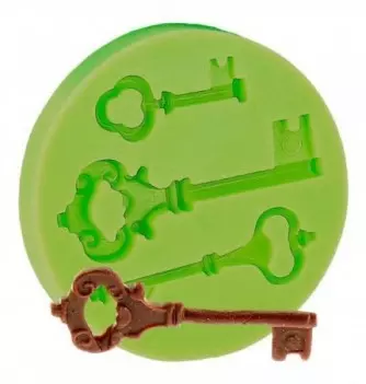 Silicone Mould - Keys (x3)