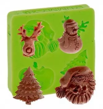 Silicone Mould - Christmas