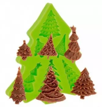 Silicone Mould - Christmas Trees