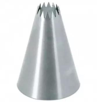 Petit-four 14 teeth - Stainless Steel Piping Nozzle