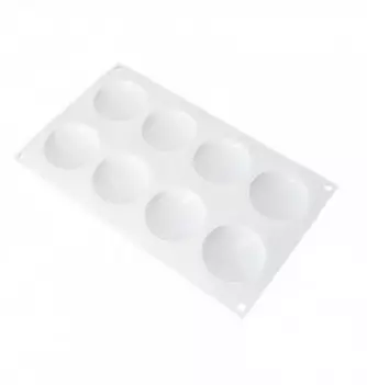 Silicone Mould - Rounded Tart (8pcs)