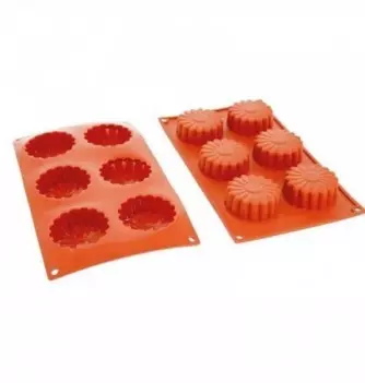 Moule silicone Marguerite 70xH28mm - 6pcs