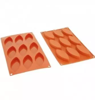 Moule Gâteau Silicone Barquette Décoflex - 9pcs