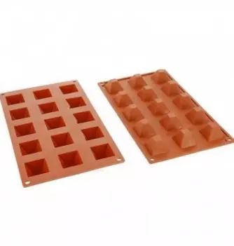 Moule Gâteau Silicone Pyramide Décoflex - 15pcs