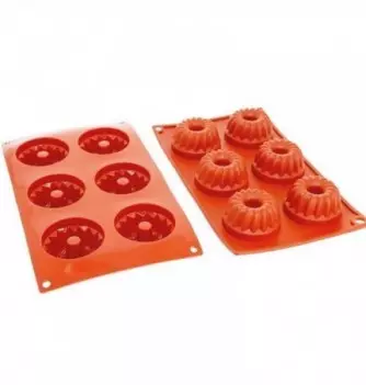 Silicone Mould - Decoflex Kougloff (6pcs)