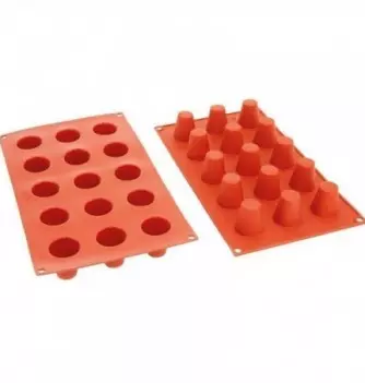 Moule Gâteau Silicone Baba Décoflex - 15 pcs