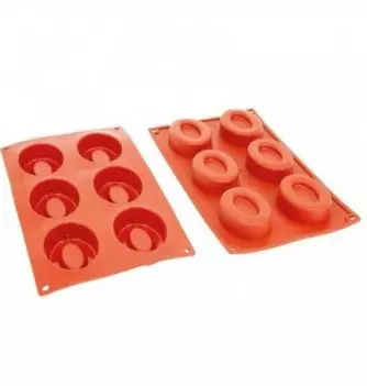 Silicone Mould - Decoflex Hollow Ovale (6pcs)