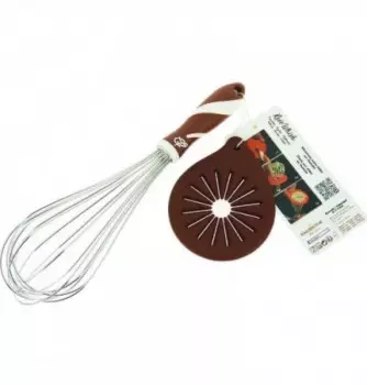 Fouet Magique 30cm avec corne "Revowhisk" marron