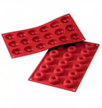 Silicone Mould - Mini Savarin (18pcs)