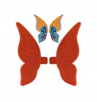 Large Wings, Large Butterfly - Silicone Print (300x270mm)