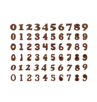 Silicone Mould - Numbers