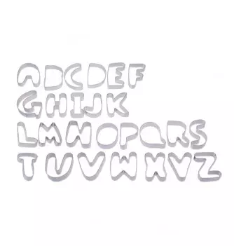 Alphabet Letters Cutters x26