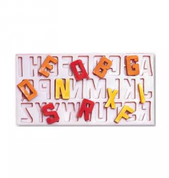 Silicone Mould - Capital Letters (50x45mm)