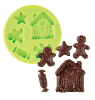 Silicone Mould - Gingerbread Theme