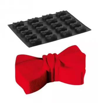 Professional Silicone Mould - 20 Bow Tie